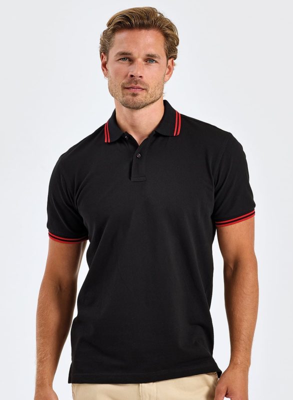 Classic fit tipped polo
