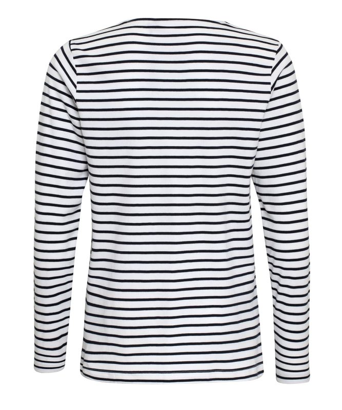 Marinière coastal long sleeve tee - White/Navy