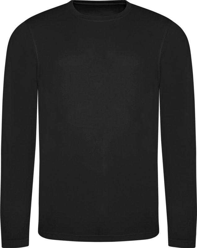 Long Sleeve T Shirts - Jet Black