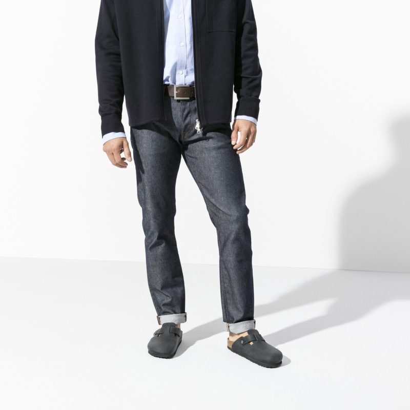 Boston Oiled Leather - Black