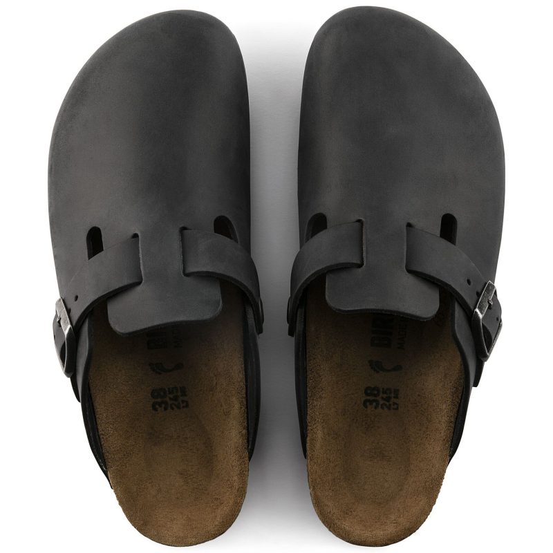 Boston Oiled Leather - Black