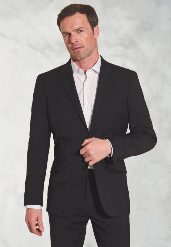 Tailored Fit Avalino Suit Jacket - Black
