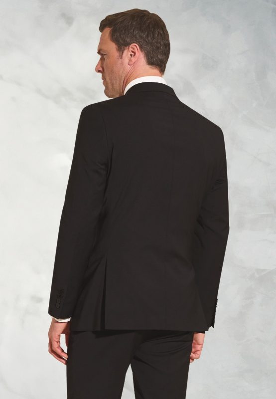 Tailored Fit Cassino Suit Jacket - Black