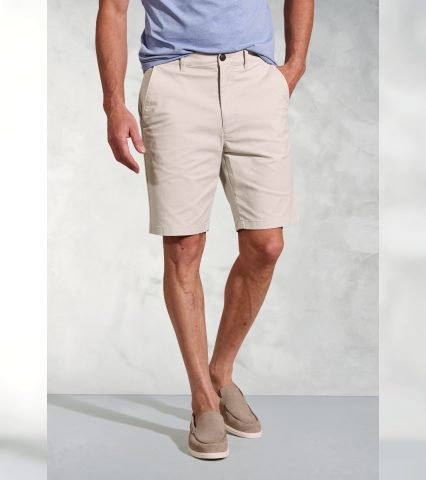 Leo Stretch Cotton Chino Shorts