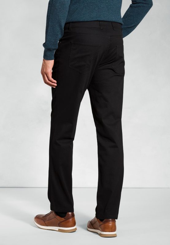 Tailored Fit Brunswick Stretch Chinos Jean - Black