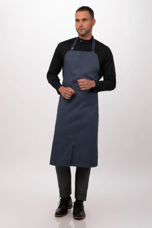 Brio Chef Bib Apron - Blue