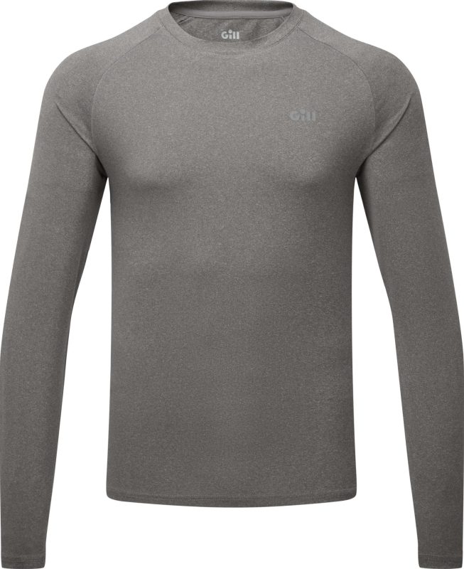 Pursuit Long Sleeve Top - Grey Melange