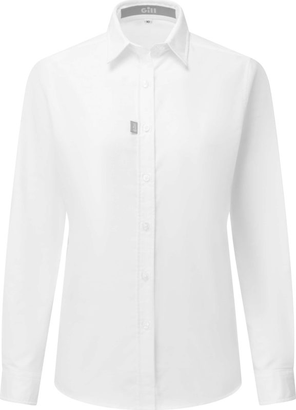 Long Sleeve Oxford Shirt - White