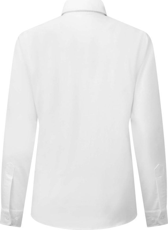 Long Sleeve Oxford Shirt - White