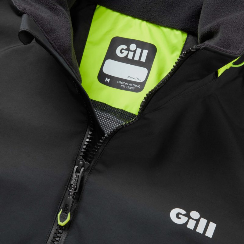 OS3 Coastal Waterproof Sailing Jacket - Black