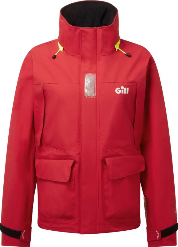 Coastal Cruising Sailing Jacket - Red