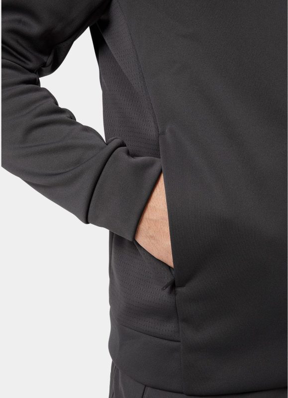Crew Fleece Jacket - Ebony