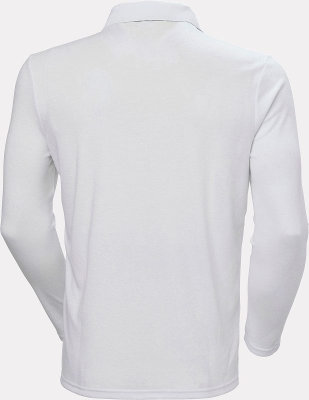 Crewline Long Sleeve Polo - White