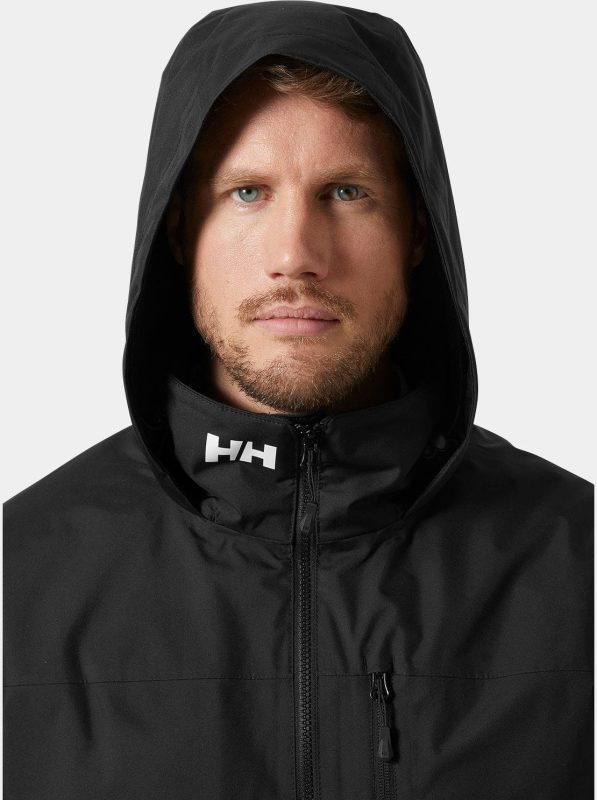 Crew Hooded Midlayer Sailing Jacket 2.0 - Black