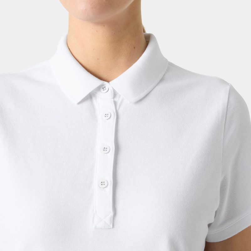 Crew Pique 2.0 Polo - White