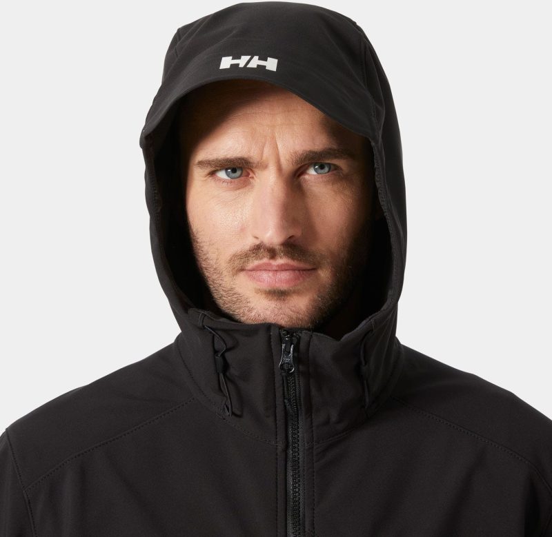 Paramount Hooded Softshell Jacket - Black