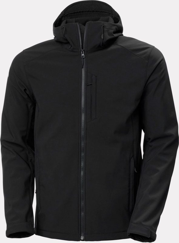 Paramount Hooded Softshell Jacket - Black