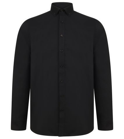 Modern long sleeve Oxford shirt