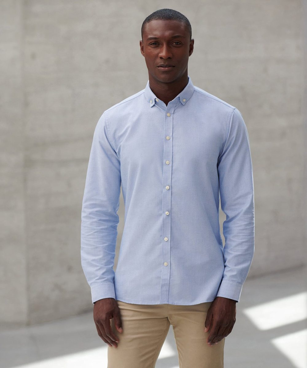 Modern long sleeve Oxford shirt