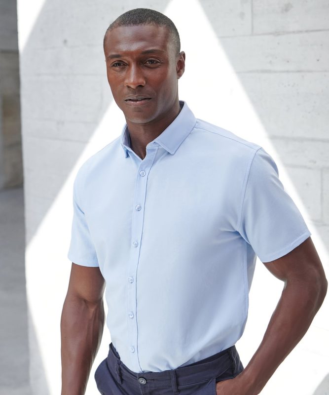 Short sleeve ‘cotton-feel' Coolplus® shirt