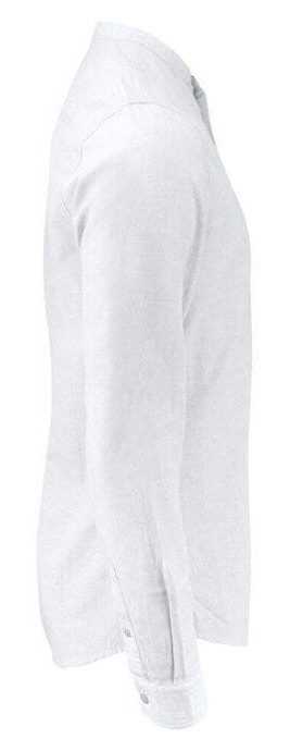 Townsend Linen-Blend Shirt - White