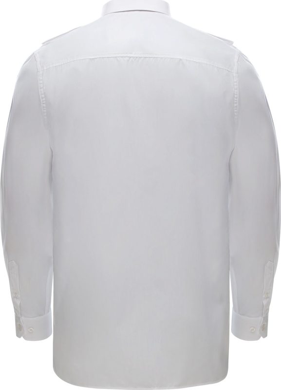 Captain Non-iron Shirt Long Sleeve - White