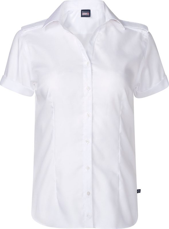Margo Noniron Blouse Short Sleeve - White