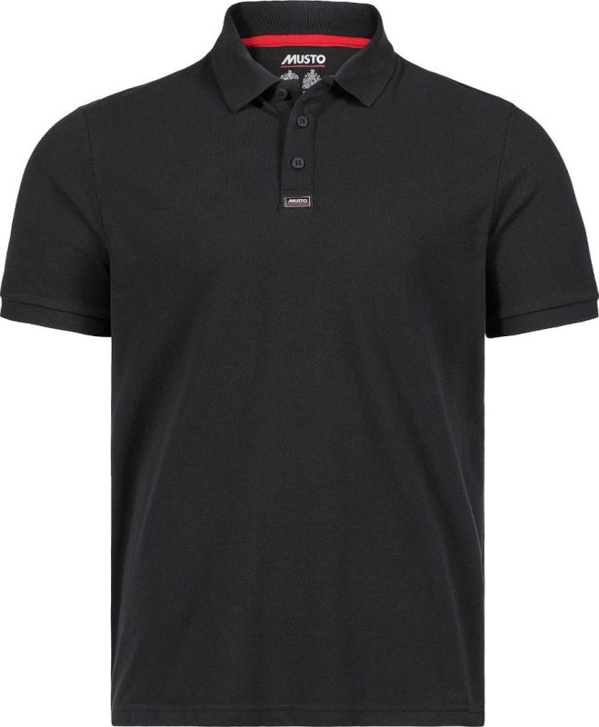 Essential Pique Polo Shirt - Black