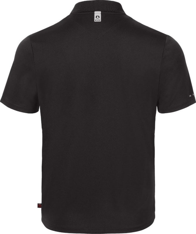 Evo Crew Sunblock Short-Sleeve Polo - Black