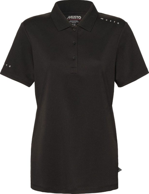 Evo Crew Sunblock Short-Sleeve Polo - Black