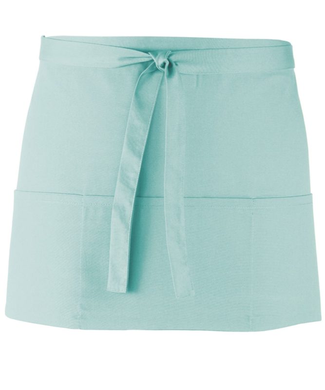 Three Pocket Apron - Aqua