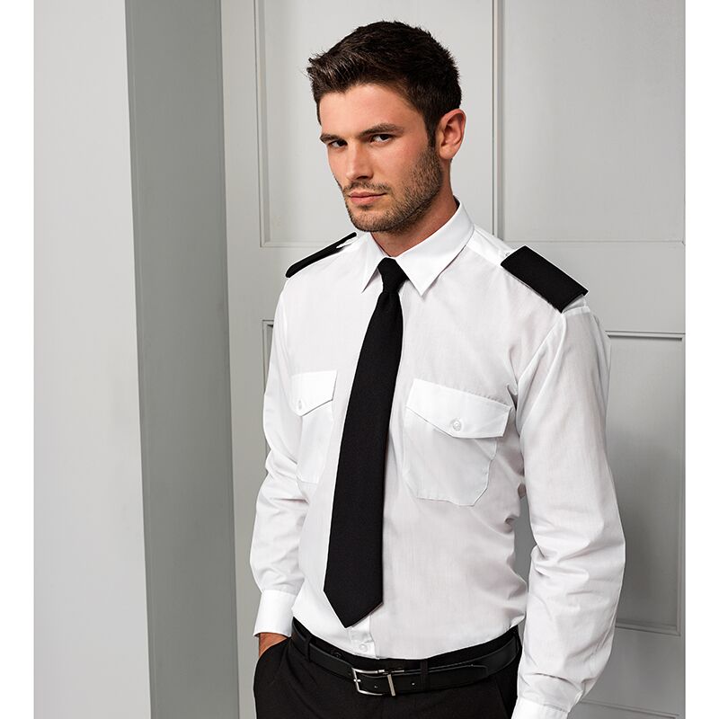 Long sleeve pilot shirt