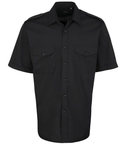 Short sleeve pilot shirt