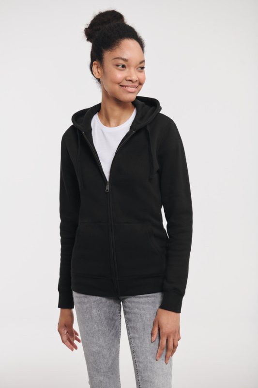 Authentic Zipped Hood Jacket - Black