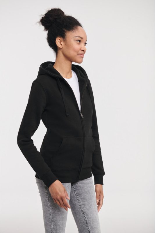 Authentic Zipped Hood Jacket - Black