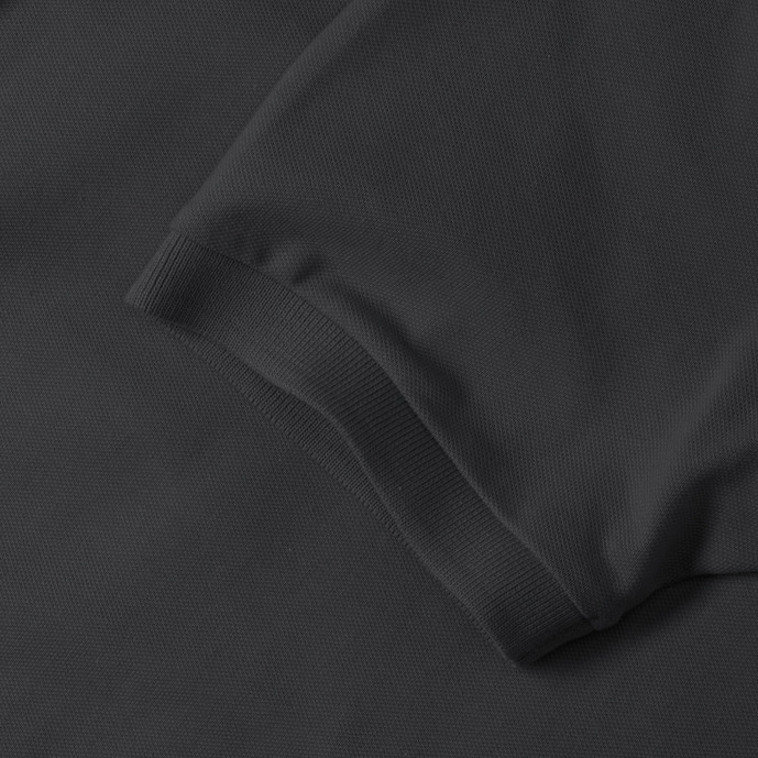 Fitted Stretch Polo - Black