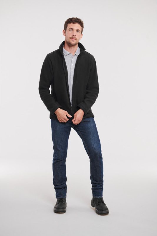 Full Zip Outdoor Fleece - Black
