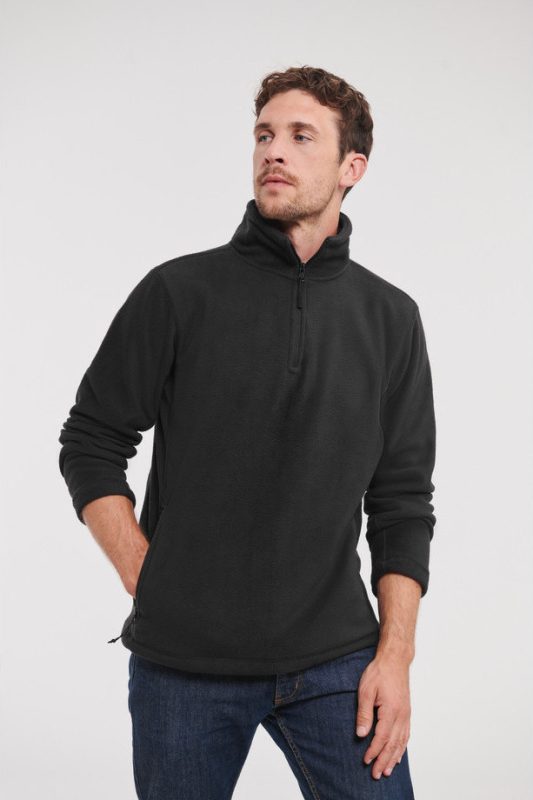 Quarter Zip Outdoor Fleece - Black