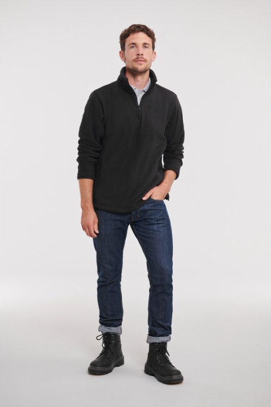 Quarter Zip Outdoor Fleece - Black