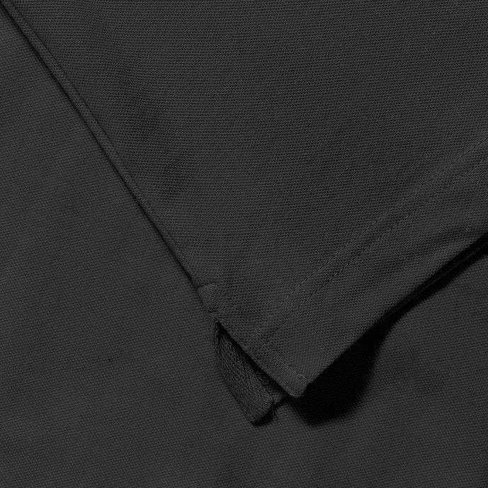 Fitted Stretch Polo - Black