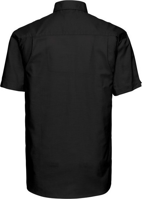Short Sleeve Classic Oxford Shirt - Black