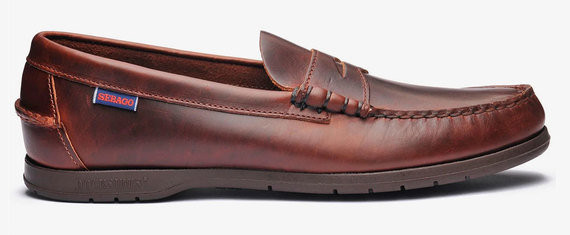 Thetford Leather Boat Shoe Brown Gum - Brown Cognac Gum