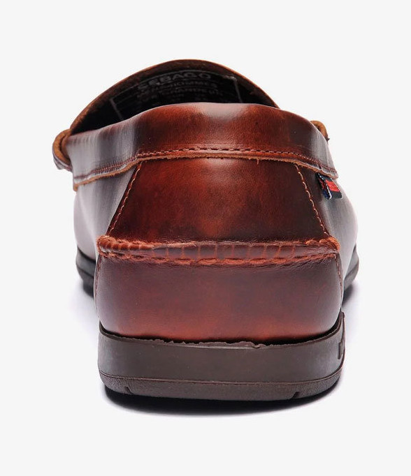 Thetford Leather Boat Shoe Brown Gum - Brown Cognac Gum