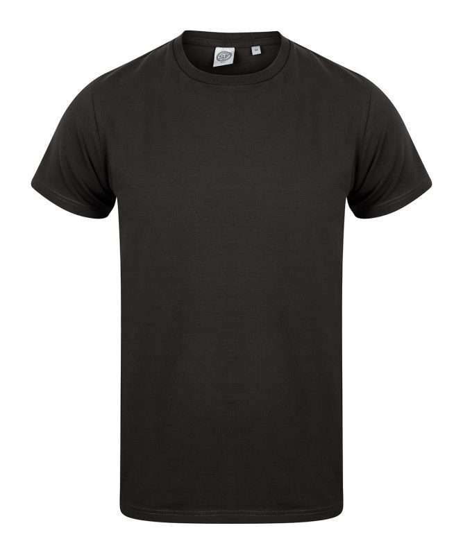 feel good stretch t-shirt - Black