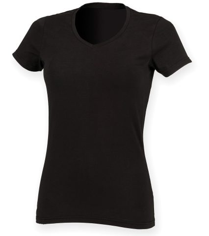 Feel good stretch v-neck t-shirt