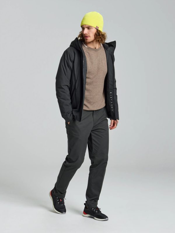 Act Hooded Ins Jkt - Graphite