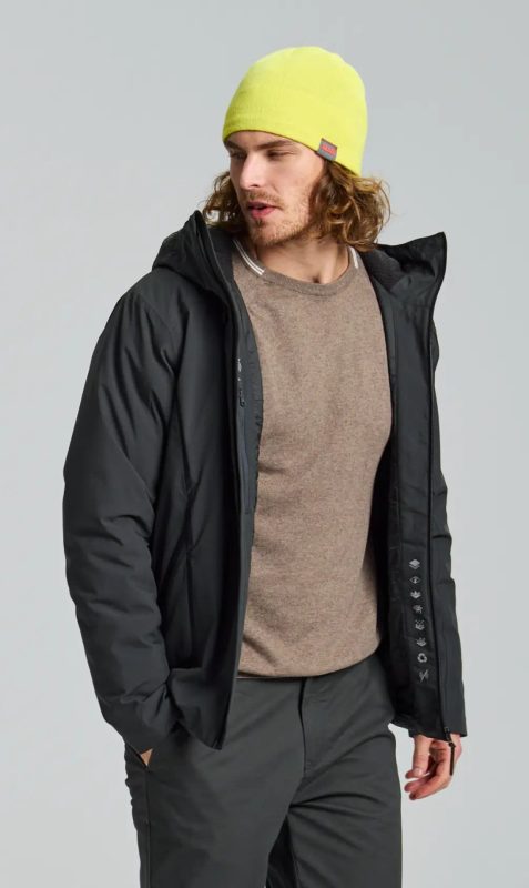 Act Hooded Ins Jkt - Graphite