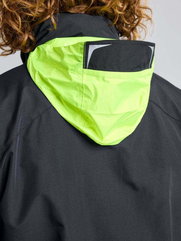 Crew Warm Hooded Jacket - Black Ink