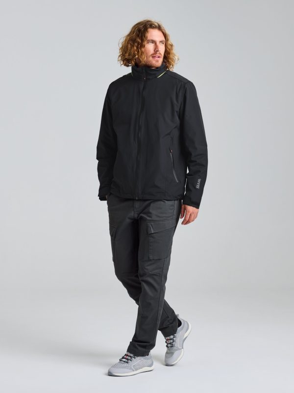 Crew Warm Hooded Jacket - Black Ink