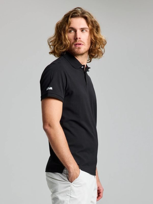 Deck Polo Short Sleeve - Black Ink